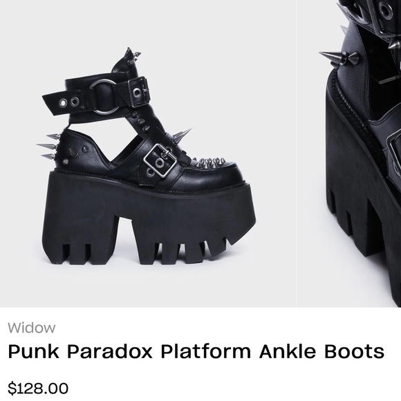 Dolls Kill Shoes - MAJOR ISO!!! Widow punk paradox shoes